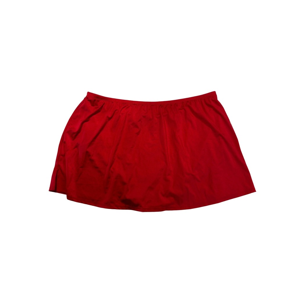 Swim by Cacique Red Swim Skirt/Skort with Attached Brief Plus Size 28 NWT - Picture 2 of 8